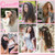 REECHO Curly Hair Extensions, 4PCS 20 inch Clip in Hair Extensions Lace Weft Short Curly Extensions Clip Ins Invisible Natural Hairpieces for Women, Silver Grey