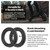 CALPALMY 2-Pack 10x2.50 Heavy Duty Inner Tubes with Bent Valve Stem - Replacement 10 Inch Balancing Electric Scooter Tire Tube for 36v 48v 400w 500w 800w - Made from Thicker Butyl Rubber