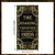 Roaring 20s Party Banner - Large Vintage Door Cover with Glitter, Black & Gold 1920s Speakeasy Decor for Jazz Age Parties, Weddings & New Year's Eve