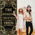 Roaring 20s Party Banner - Large Vintage Door Cover with Glitter, Black & Gold 1920s Speakeasy Decor for Jazz Age Parties, Weddings & New Year's Eve