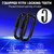 50PCS 2Inch Quick Links,Black Chain Connector Link,Screw Galvanized Steel Heavy Duty Chain Links, 3/16" M5 Locking Carabiners for Connecting Hammock, Key Chain, Pet Leash,Gym,Camping 650 Lbs