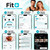 iHome WiFi Smart Weight Scale for Body Weight, Body Fat Scale with App
