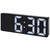 HMETOL Large Digital Alarm Clock Big Numbers for Seniors & Visually Impaired, 3-Level Dimmable Brightness, Snooze, Used by Plugging for Bedroom, Office, Dorm 6.3" L x 1" W x 2.4" H White