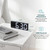 HMETOL Large Digital Alarm Clock Big Numbers for Seniors & Visually Impaired, 3-Level Dimmable Brightness, Snooze, Used by Plugging for Bedroom, Office, Dorm 6.3" L x 1" W x 2.4" H White