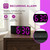 HMETOL Large Digital Alarm Clock Big Numbers for Seniors & Visually Impaired, 3-Level Dimmable Brightness, Snooze, Used by Plugging for Bedroom, Office, Dorm 6.3" L x 1" W x 2.4" H White
