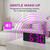 HMETOL Large Digital Alarm Clock Big Numbers for Seniors & Visually Impaired, 3-Level Dimmable Brightness, Snooze, Used by Plugging for Bedroom, Office, Dorm 6.3" L x 1" W x 2.4" H White
