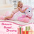 GADXV Large Unicorn Stuffed Animal, 49 in Stuffed Unicorn Gift for Kids