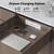 Drawer Outlet Kit with 65W USB C Fast Charging Station
