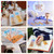 Trnayi 24 Sets Footprints in The Sand Gifts Bulk Bookmark and Pin