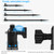 TIUIHU Spike Pole Mount Ground Stake with Silicone Cover Skins Compatible with Ring Outdoor Cam Plus(1Pack Black)
