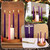 Mumufy 6 Pcs Advent Candle Holder Set Nativity Christmas Wooden Centerpiece