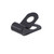 Oedema 100Pcs Wire Fence Clips Black Fencing Mounting Clamp Clip