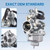 Recon 250 Carburetor Compatible with Honda TRX250 TRX250TE TRX250TM 2002-2007 ATV Quad 4 Wheeler Parts Replace OEM 16100-HM8-B01 with Fuel Valve Petcock Air Filter Oil Filter Spark Plug Carb Kit