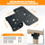 Pergola Brackets, 4 Pcs 6x6 Heavy Duty 3-Way T Brackets, Adjustable Steel T Shaped Post to Beam Connectors for Wood Pergolas, Gazebos, Patio & Outdoor Structures
