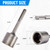 SDS Max Shank T-Post Driver, 2" Diameter Head for SDS-Max Rotary Hammers