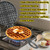 7 Inch Cast Iron Waffle Maker for Gas Stove or Camping Grill
