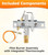 Propane Pilot Burner Assembly with Thermocouple for Outdoor Patio Heaters