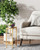 TUTOTAK Narrow Side Table, 2-Tier Small End Table for Couch