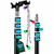 4.3–18 FT 5-Stage Telescopic Christmas Light Pole with Hook | Lightweight & Sturdy Extension Pole for Hanging String Lights, Holiday Lights, Birdfeeders | Ladderless High Reach Installation Tool