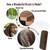Euvia 100% Horsehair Brush Professional Premium Horsehair Shoe Dauber Applicators for Leather Shoes Boots Coats Purses Soft Horsehair with Wooden Handle for Grip Leather Shine Polish (7" Brush 2pcs)