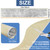 HVAC Copper Pipe Insulation Cover, 72''x10.2'' Outdoor Mini Split AC Heating System Line Foam Tube Protector Sleeve, Flexible Insulation Wrap for Central Air Conditioner and Heat Pump, Khaki 1PCS