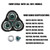RQ11 Replacement Shaver Heads Compatible with Philipss Norelcos Sensotouch for 2D Electric Shaver(1100 Series) 1150x 1160x 1170x1 180x Replacement Blades(Not Original (2-Pack)