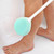 The Helping Hand Company Essential Bath Sponge for Adults. Body Washing Sponge or Lotion Applicator for Back and Legs with Long 21”/53cm Bendable Handle. Bathing Aid for Shower and Bath