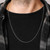 Silvadore 2mm Silver BALL Dog Tag Chain Necklace for Men Women - Stainless Steel Links - Army Military Pendant Jewellery - 51cm / 20 inch