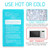General Medi Hot & Cold Reusable Gel Pack Compress Wrap - Pack of 3 - Great for Migraine Relief, Sprains, Muscle Pain, Bruises, Injuries