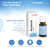 Azulenal Solution for Mouth & Stomach Ulcers | Canker Sores, Gingivitis, Peptic Ulcers | Soothes Sore Throat & Aids Digestion | Anti-Inflammatory with Guaiazulene - 3 x 10ml Bottle