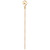 Boland 56608 – Bishop's Stick 6 Pieces, Length 185 cm, Gold, St. Nicholas, Accessory, Fancy Dress, Costume, Carnival, Theme Party, Theatre, Stage