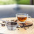 Acense Stainless Steel Tea Strainer and Bowl, Ultra Fine Mesh, Traditional Shape, Stainless Steel Arm, Includes: 1 Single Arm Tea Strainer, 1 Bowl, Safe, Durable, Size: 6cm (Dia)/2.5" (Dia)