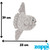 Zappi Co Plush Children's Stuffed Soft Cuddly Plush Toy-Part of Safari Animals Collection, Perfect for Kids (23cm Depth)(Ocean Sunfish)