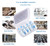 5 Pairs Soft Ear Plugs for Sleep Reusable Noise Cancelling Earplugs for Sleeping Shooting Airplanes Concerts Mowing (White+Blue)