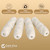 Gaia Guy Silk Dental Floss Refill - Unflavored Natural Silk, 4 Spools x 33 Yds, Compostable, Sustainable & Biodegradable, Eco-Friendly Packaging