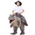 Rafalacy Inflatable Dinosaur Costumes Adult Size T-REX Ride on Halloween Costume Funny Dino Blow up Costume (Grey)