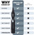 VOID Homme Beard Pen Filler for Men Instant Beard Pen & Filler Beard Pencil, Easy Beard Pen Liner, Beard Filler Pen & Beard Marker, Waterproof Pen (Dark Brown, Pack of 4)
