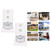 Wireless Home Intercom System for Elderly, Two Way Talk Communication Caregiver Pager, Nurse Calling Home Intercom System for Patient Senior Disabled Pregnant (White)