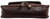 Rowallan Mens Structured Brown Leather Hanging Large Wash Travel Toiletry Bag Wet Pack