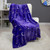 Wednesday Officially Licensed Fleece Blanket | Destined Design Super Soft Warm Throw | Perfect For Teen Bedrooms, Camping & Sleepovers | Size 100 x 150cm | Purple