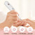 Manicure and Pedicure Set,Electric Nail File Set,Cordless Manicure Pedicure,with 5 Speeds & LED Light,4000rpm,for Thick Nails Cuticles Hard Skin Removal