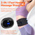 Piashow Heat Belt for Back Pain, Wireless Heating Pad with 5 Heat Settings, 3 Vibration Modes, 140 cm Length, Black, Polyester