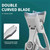 German Nail Clippers for Men Women Seniors, Heavy Duty for Thick Nails, Ultra Sharp with Catcher (Silver)
