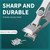 German Nail Clippers for Men Women Seniors, Heavy Duty for Thick Nails, Ultra Sharp with Catcher (Silver)