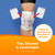 Cura-Heat Arthritis Pain Relief for Knee - 4 Heat Packs and 1 Wrap
