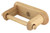 apollo THE HOUSEWARES BRAND Wooden Toilet Roll Holder, Wall Mounted
