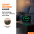 Easylife Set of 2 Easy-to-Read Silent Glow-in-the-Dark Alarm Clocks, Silent Alarm Clock, Glow Clock, Extra Large Number Alarm Clock - Fully Guaranteed | Pack of 2