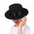 COSDREAMER Men Spanish Hat Matador Hat Mexican Sombrero Hat (dark black)