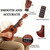 Everjoys Soprano Ukulele 21 inch Mahogany Ukelele Beginner Kit w/Free Online Lesson Case Strap Tuner Picks, Fast to Learn