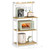 VASAGLE 4-Tier Kitchen Bakers Rack with Power Outlet, 23.6-Inch Wide